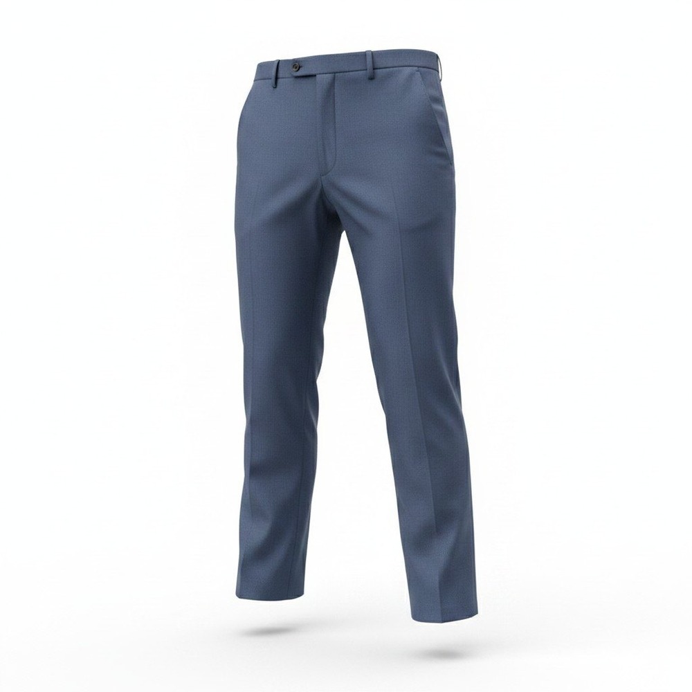 Haggar Suit Pants Mens 40x29 Navy Blue Excellent Tailored Travel Performance